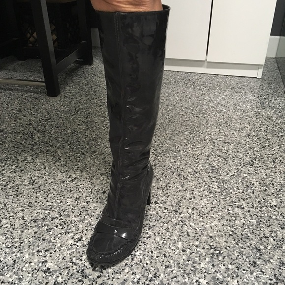 Patten leather boots never worn - Picture 3 of 5